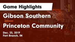 Gibson Southern  vs Princeton Community  Game Highlights - Dec. 23, 2019