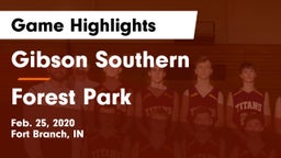 Gibson Southern  vs Forest Park  Game Highlights - Feb. 25, 2020