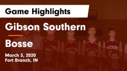 Gibson Southern  vs Bosse  Game Highlights - March 3, 2020