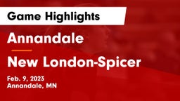 Annandale  vs New London-Spicer  Game Highlights - Feb. 9, 2023