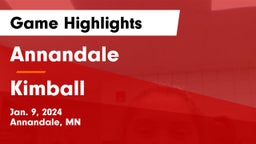 Annandale  vs Kimball  Game Highlights - Jan. 9, 2024