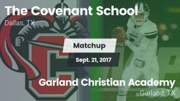 Matchup: The Covenant School vs. Garland Christian Academy  2017