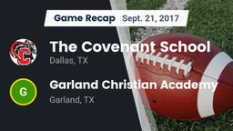 Recap: The Covenant School vs. Garland Christian Academy  2017