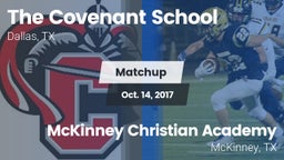 Matchup: The Covenant School vs. McKinney Christian Academy 2017