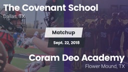 Matchup: The Covenant School vs. Coram Deo Academy  2018