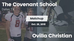 Matchup: The Covenant School vs. Ovilla Christian 2018