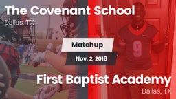 Matchup: The Covenant School vs. First Baptist Academy 2018