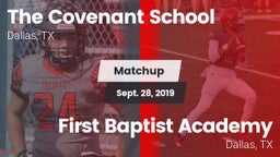 Matchup: The Covenant School vs. First Baptist Academy 2019