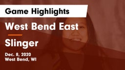 West Bend East  vs Slinger  Game Highlights - Dec. 8, 2020
