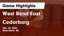 West Bend East  vs Cedarburg  Game Highlights - Feb. 24, 2023