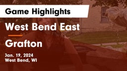 West Bend East  vs Grafton  Game Highlights - Jan. 19, 2024