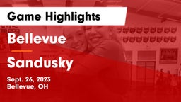 Bellevue  vs Sandusky  Game Highlights - Sept. 26, 2023