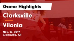 Clarksville  vs Vilonia Game Highlights - Nov. 23, 2019