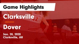 Clarksville  vs Dover  Game Highlights - Jan. 28, 2020