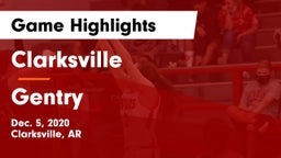 Clarksville  vs Gentry  Game Highlights - Dec. 5, 2020