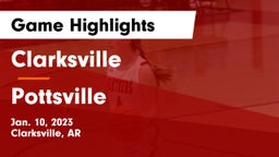 Clarksville  vs Pottsville  Game Highlights - Jan. 10, 2023