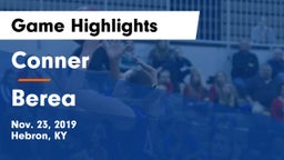 Conner  vs Berea  Game Highlights - Nov. 23, 2019