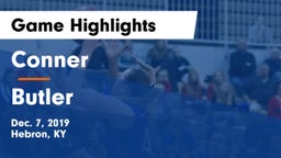 Conner  vs Butler  Game Highlights - Dec. 7, 2019