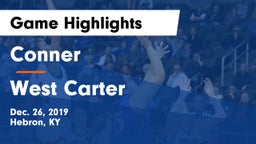 Conner  vs West Carter  Game Highlights - Dec. 26, 2019