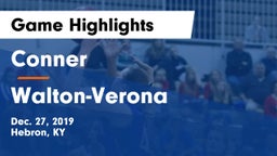 Conner  vs Walton-Verona  Game Highlights - Dec. 27, 2019