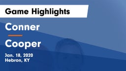 Conner  vs Cooper  Game Highlights - Jan. 18, 2020