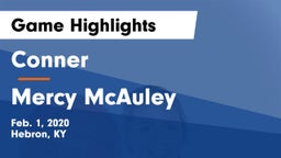 Conner  vs Mercy McAuley Game Highlights - Feb. 1, 2020