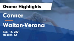 Conner  vs Walton-Verona  Game Highlights - Feb. 11, 2021