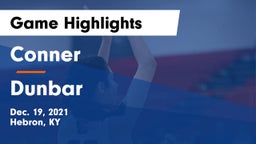 Conner  vs Dunbar Game Highlights - Dec. 19, 2021