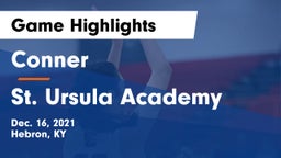 Conner  vs St. Ursula Academy  Game Highlights - Dec. 16, 2021