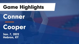 Conner  vs Cooper  Game Highlights - Jan. 7, 2022