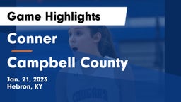 Conner  vs Campbell County  Game Highlights - Jan. 21, 2023
