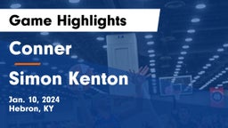 Conner  vs Simon Kenton  Game Highlights - Jan. 10, 2024