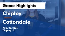 Chipley  vs Cottondale  Game Highlights - Aug. 28, 2023