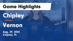 Chipley  vs Vernon  Game Highlights - Aug. 29, 2023