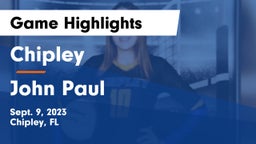 Chipley  vs John Paul Game Highlights - Sept. 9, 2023