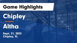 Chipley  vs Altha Game Highlights - Sept. 21, 2023