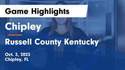 Chipley  vs Russell County Kentucky Game Highlights - Oct. 3, 2023