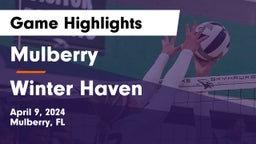 Mulberry  vs Winter Haven  Game Highlights - April 9, 2024