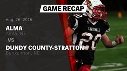 Recap: Alma  vs. Dundy County-Stratton  2016