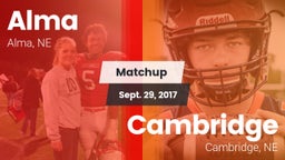 Matchup: Alma  vs. Cambridge  2017