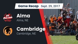Recap: Alma  vs. Cambridge  2017