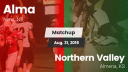Matchup: Alma  vs. Northern Valley  2018