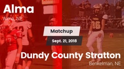Matchup: Alma  vs. Dundy County Stratton  2018