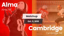 Matchup: Alma  vs. Cambridge  2018