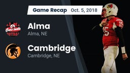 Recap: Alma  vs. Cambridge  2018