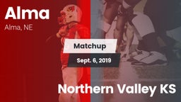Matchup: Alma  vs. Northern Valley KS 2019