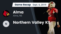 Recap: Alma  vs. Northern Valley KS 2019