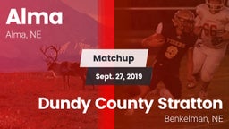 Matchup: Alma  vs. Dundy County Stratton  2019