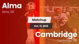 Matchup: Alma  vs. Cambridge  2019