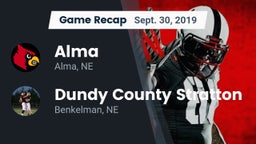 Recap: Alma  vs. Dundy County Stratton  2019